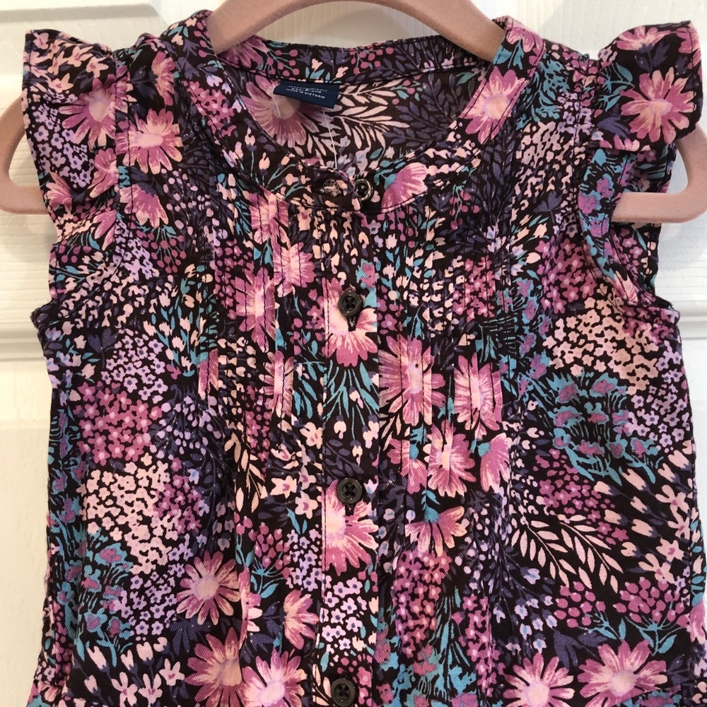 NWT Baby Gap, floral romper, toddler girls, sz 3